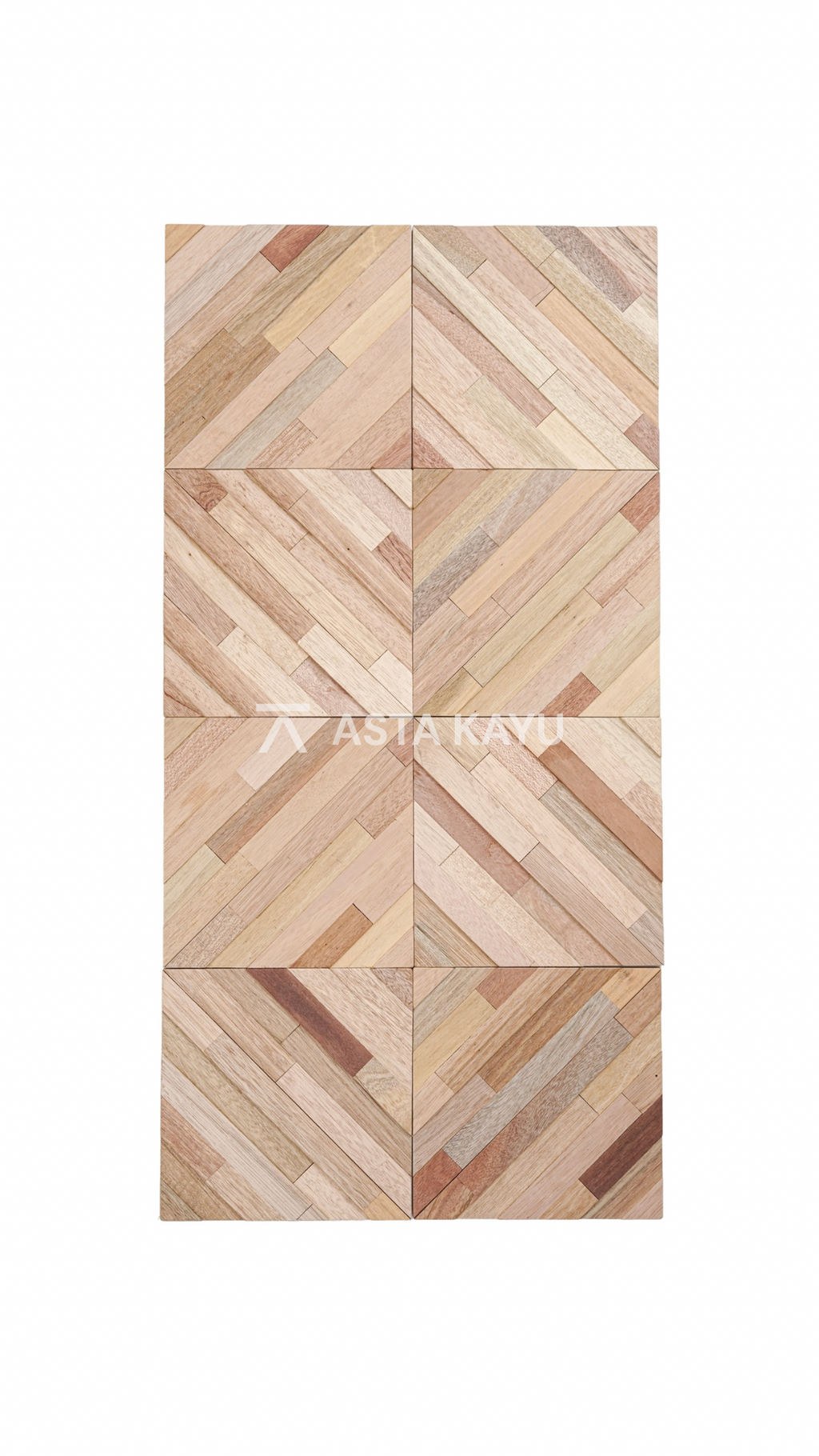 Rhombus Natural – 3D Wooden Wall Panels