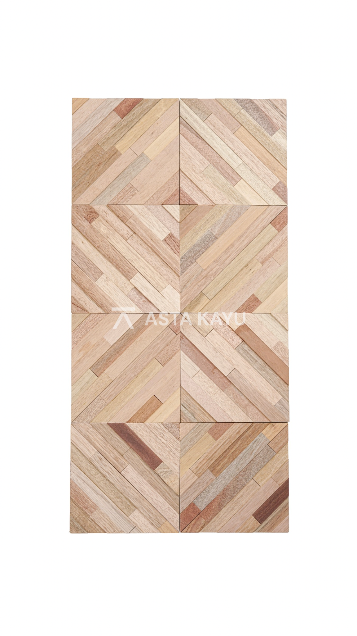 Rhombus Natural – 3D Wooden Wall Panels