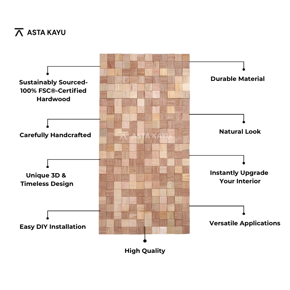 Rinjani – 3D Wooden Wall Panels