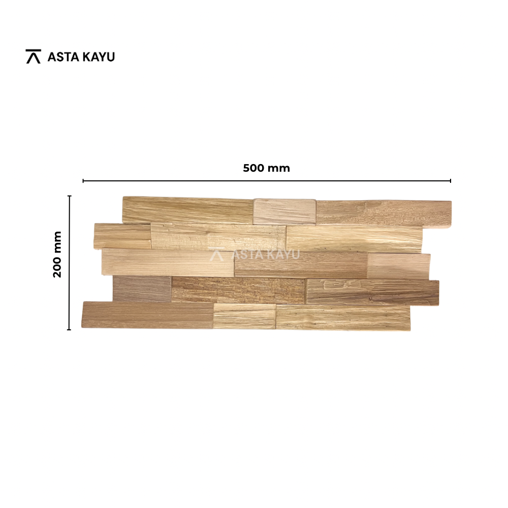 Sulawesi Natural Limestone – 3D Premium Wooden Wall Panels