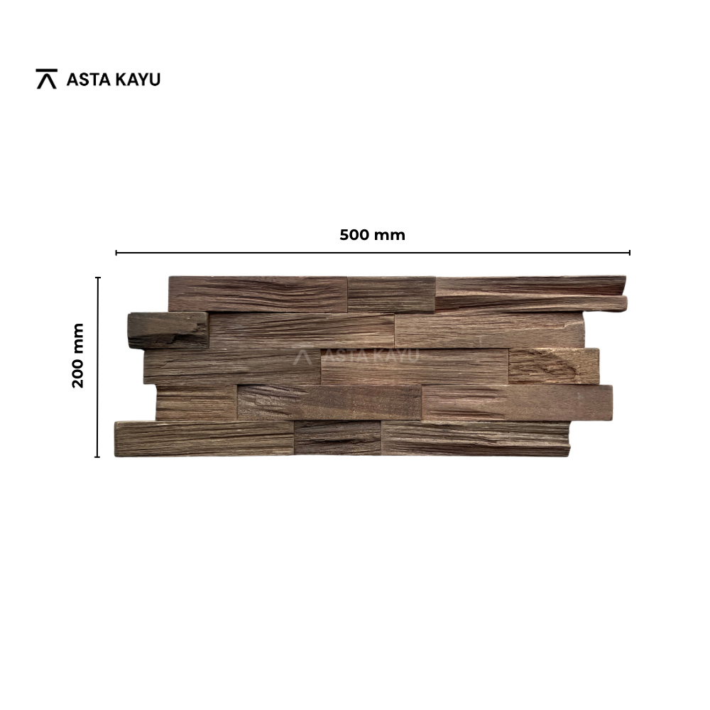 Sumatra Smoked Cocoa – 3D Premium Wooden Wall Panels