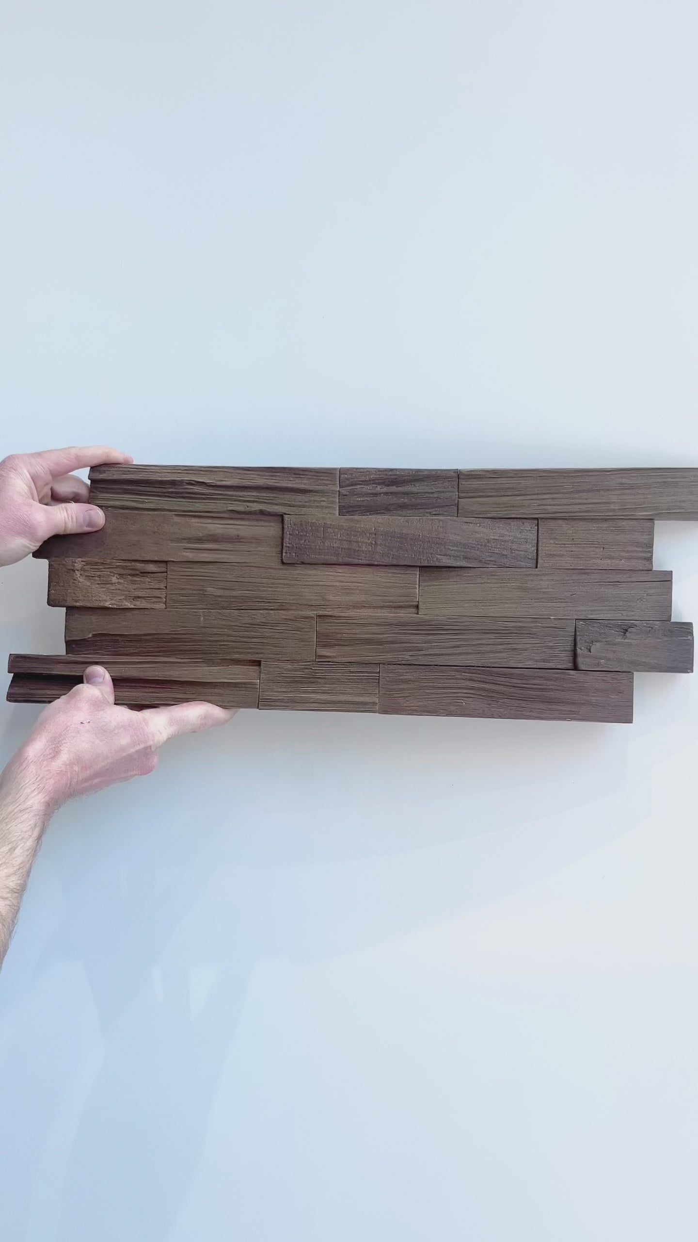 Sumatra Smoked Cocoa – 3D Wooden Wall Panels